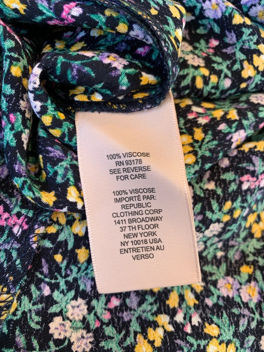 NEW Philosophy Women’s Large Navy Blue Floral Maxi Skirt - Picture 6 of 6
